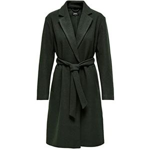 ONLY Dames ONLEMMA Long Belt Coatigan OTW Coat, Rosin/Detail:Melange, L (3-pack)