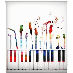 Blindecor W-J-16807 – doorschijnende roller, digitale afdruk, 110 x 180 cm, meerkleurig