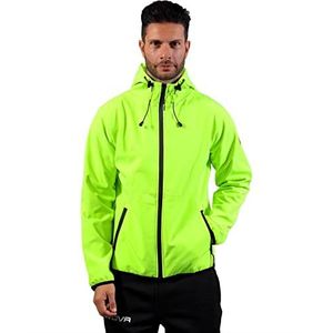 givova Soft Shell jas, Neon Geel/Zwart, XL