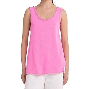 Replay Dames W3794 dragershirt/cami shirt, 817 pink fluo, S, 817 Pink Fluo, S