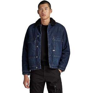 G-STAR RAW - Utility Flap Pocket Sherpa Denim Jacket - Blauw - Denim