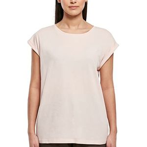 Urban Classics dames T-Shirt Dames Organic Extended Shoulder Tee, Roze, 4XL