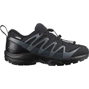 Salomon XA PRO V8 CLIMASALOMON Waterdichte wandelschoenen, zwart/Phantom/Dark Slate, 0 UK, Zwarte Phantom Dark Slate, 0 UK
