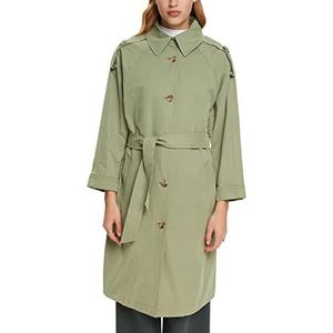 ESPRIT Trenchcoat met ceintuur, licht kaki, XL