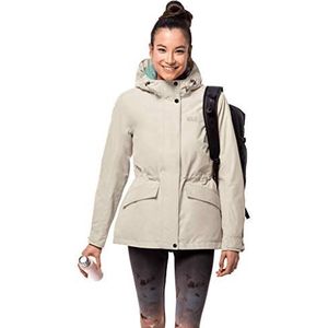 Jack Wolfskin Lake Louise vest voor dames, grijs (Dusty Grey), XXL