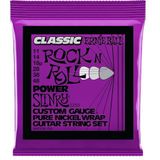 Ernie Ball Power Slinky Classic Rock n Roll Pure Nickel Wrap Electric Guitar Strings - 11-48 Gauge