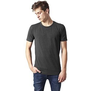 Urban Classics Fitted Stretch Tee T-shirt voor heren, antraciet, M