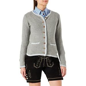 Stockerpoint Jacke Caro Cardigan Sweater voor dames, Grijs-licht Blauw, 46