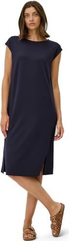 Cecil - Effen Jersey Jurk - Blauw - Dames - Gr: XXL