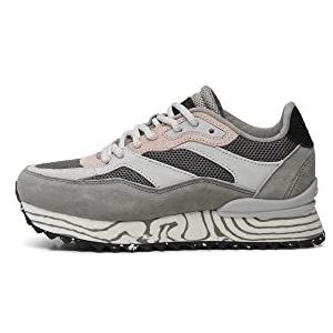 Woden Sophie Marble Sneakers voor dames, donkergrijs, 41 EU