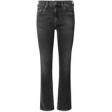 Pepe Jeans Dames Slim Jeans MW Grace Jeans, Zwart (Denim-9FA), 24W/30L, Zwart (Denim-9fa), 24W / 30L