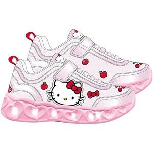 CERDÁ LIFE'S LITTLE MOMENTS Sportschoenen voor meisjes, ledlampen en lichte EVA-zool, Hello Kitty, gymschoenen, Roze, 26 EU