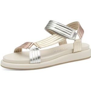 MARCO TOZZI 2-28402-44 damessandalen, metallic, 36 EU