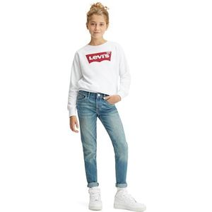 Levi'S Kids 710 Super Skinny Jeans voor meisjes, 10-16 jaar, Keira Blauw, 10 Jaar