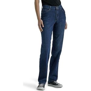 Lee jeans met rechte pijpen voor dames, Authentiek Scandinavisch, 48/Kort