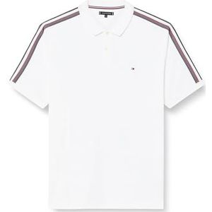 Tommy Hilfiger Heren BT-Shadow GS REG Polo-B S/S Polo, Wit, 4XL, Wit, 4XL grote maten