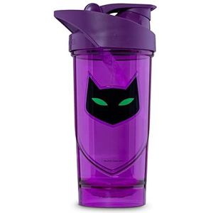 Shieldmixer Hero Pro Classic Shaker Catwoman - BPA-vrij - Gym Accessoires - Eiwit-Shaker - Fitness Drinkfles - Paars - 700ml