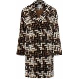 Brax - DAVOS - Lange Jas - Met Reverskraag - Dames