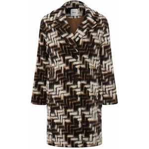 Brax - DAVOS - Lange Jas - Met Reverskraag - Dames