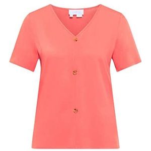 blonda Dames blouseshirt 19623005-BL01, koraal, L, koraalrood, L
