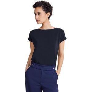 Zomerse T-shirt, blauw (deep blue), 40