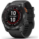 Garmin Fenix 7X Pro Solar 51mm, Smartwatch, Sporthorloge, 37 dagen Batterij, 40+ Sport-apps, Garmin Pay, Muziek, Ingebouwde zaklamp, Zwart