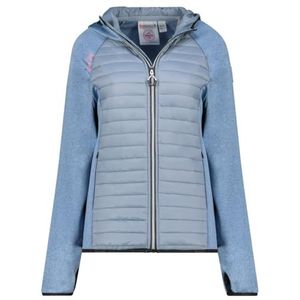 Geographical Norway Tsedaka Lady Softshelljas met capuchon voor dames, waterdicht, outdoor, winddicht, duurzaam, activiteiten, wandelen, skiën, herfst, winter, lente (marineblauw, S), Marineblauw, S