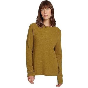 TOM TAILOR Dames Trui met raglanmouwen 1023964, 28143 - Khaki Olive Melange, L