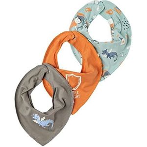 NAME IT Boy's NBMLAURENT 3P Scarf BIB sjaal, Blue Surf, One Size, blauw, One Size