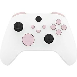 eXtremeRate Knoppen Buttons voor Xbox Serie S X Controller,Vervangende Toetsen LB RB LT RT Bumpers Triggers D-pad ABXY Start Back Sync Share voor Xbox Serie X/S Controller-Kersenbloesem Roze