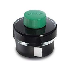 LAMY T 52 inkt 829 – inktglas in de kleur groen met inktopvangbak en geïntegreerde rol voor vloeipapier – 50 ml