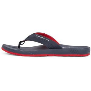 Teva - T-Strap Teenslippers - Effen - Imitatieleer/Textiel - Flexibele Zool