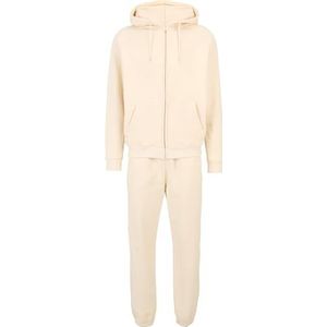Urban Classics - Blanc Suit - Joggingpak - Witzand - Casual Sweatshirt met Capuchon en Joggingbroek
