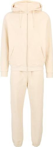 Urban Classics - Blanc Suit - Joggingpak - Witzand - Casual Sweatshirt met Capuchon en Joggingbroek