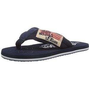 s.Oliver 47110 Uniseks kinderteenslippers, Blauw Navy 805, 28 EU