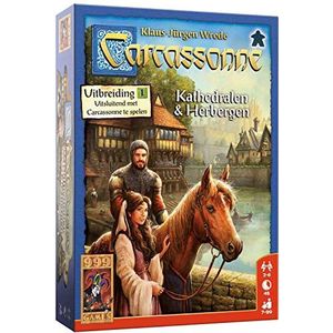 Carcassonne 6 spelers - Kathedralen & Herbergen uitbreiding