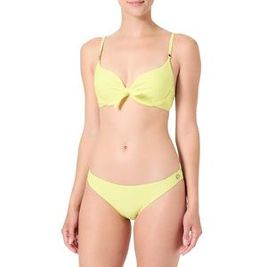 Bikiniset met schelpen, effen, Pastel geel, 36