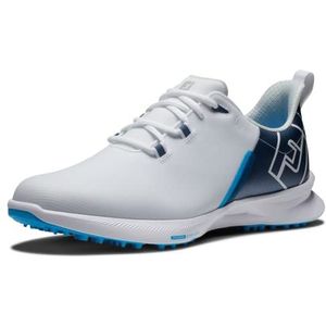 FootJoy Fj Fuel Sport golfschoen voor heren, Wit Navy Blauw, 43.5 EU