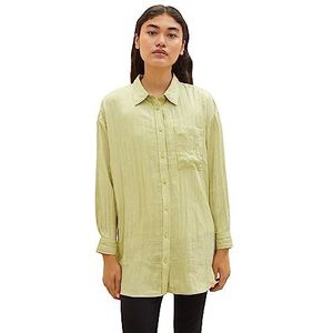 TOM TAILOR Denim Damesblouse, 32256 - Dusty Pear Green, L