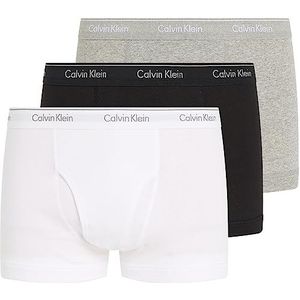 Calvin Klein Herenonderbroek (verpakking van 3 stuks), zwart (Black/White/Grey Heather Mp1), S