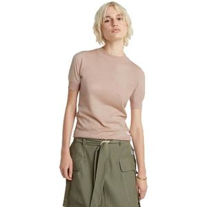 G-Star RAW lt wt gebreide zomer top wmn, roze (Rugby Tan D24604-d597-g373), S