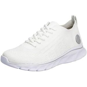 Rieker - 54020 - Lage Sneakers - Wit - Losse Inlegzool