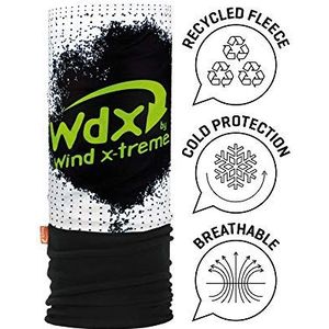 Wdx By Wind Extreme Heren sjaal wit blanco/negro/fluor eenheidsmaat