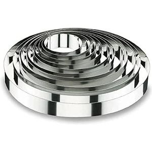 Lacor -68512-RONDE CAKE RING 12x4,5 CM.- STNLS