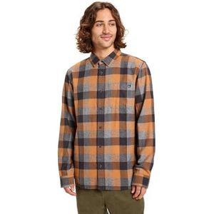 Quiksilver - Motherfly Plaid L/S Shirt - Overhemd - Bruin