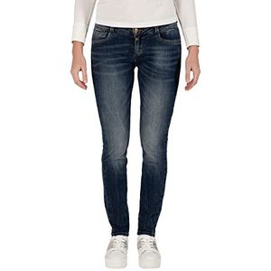 Timezone Slim Enyatz Jeans voor dames, Blue Worn Out Wash., 26W x 32L