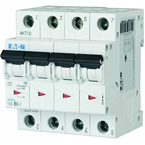 EATON FAZ6-B32/4 Automatische magnetische thermoschakelaar FAZ6, 4P, 32A, curve B