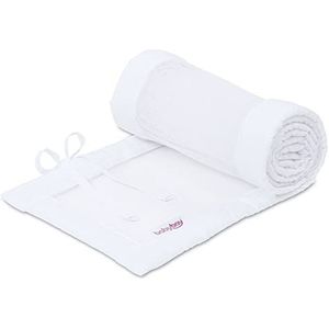 babybay Nestje mesh/bedomranding voor bijzetbed/stootbescherming voor babybed, geschikt voor model Boxspring XXL, wit