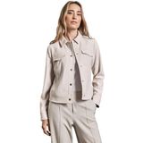 STREET ONE Jas in velours look, beige (Smooth Sand), 42