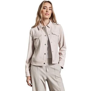 STREET ONE Jas in velours look, beige (Smooth Sand), 42
